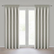 ZÁVES NA PÁSKE LEYA 140X270 CM STRIEBORNÁ