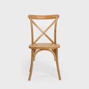 Jedálenská stolička LOSELI drevená / naturálna 712081