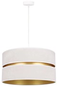 Duolla - Luster na lanku DUO 1xE27/15W/230V pr. 40 cm krémová/zlatá