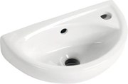 Aqualine Aqualine, OVAL keramické umývadlo 23x39cm, TP040