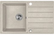 Laveo Margarita, 1-komorový granitový drez 790x490x230 mm, béžová, LAV-SBM_411T
