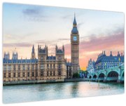 Obraz - Londýn v pastelových farbách (90x60 cm)
