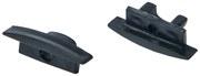 BERGE Koncové krytky profilov BRG-23 2 ks čierne