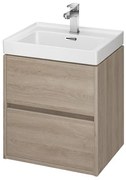 Cersanit Crea, závesná skrinka pod umývadlo 50cm, dub, S924-007