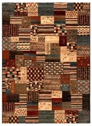 Koberec KASHQAI 4353 990 Patchwork terakota / béžový