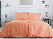 Obliečky z Renforcé bavlny OKTAGON oranžové Rozmer obliečok: 2 ks 70 x 90 cm | 200 x 220 cm