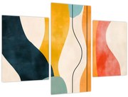 Obraz - Minimalistická farebná ilustrácia II. (90x60 cm)