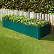 Vyvýšený záhradný záhon BestBerg VZ-1000Z / 1000 l / 240 x 90 x 47 cm / zelený