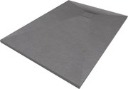 Gamma Erga Oldaf, SMC obdĺžniková sprchová vanička 120 x 80 cm, šedá matná, ERG-GMA-OL-80120G