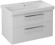 Sapho Sapho, THEIA umývadlová skrinka 75,6x50x44,2cm, 2x zásuvka, biela (TH080), TH080-3030
