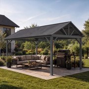 Hliníková pergola Avenberg PAVILIO 5x3m antracit
