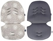 Letná obojstranná podložka do kočíka Zaffiro Farba: sivá-púpava