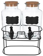 Sada dvoch džbánov ALLOS s kohútikmi na stojane 997994 2x2L