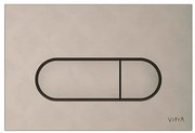 VitrA Root Round ovládací tlačítko plast broušený nikl 740-2295