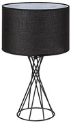 Rabalux 74082 - Stolová lampa NIVRA 1xE27/40W/230V čierna