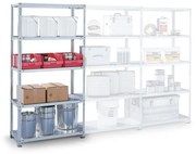 Policový regál FIX, 230 kg, 3000 x 1000 x 500 mm, základný regál