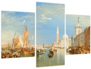Obraz - Joseph Mallord William Turner, Venice the Dogana and San Giorgio Maggiore, reprodukcia (90x60 cm)