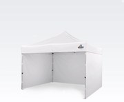 BRIMO Skladací altánok 3x3 m na Oslavy: Nepremokavá Ochrana a Bleskové Zloženie - s 3 stenami - Biela 9