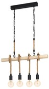 Eglo 43318 - Luster na reťazi YOUNGSTOWN 4xE27/40W/230V