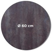 COMPACT 10 CORTEN - STOLOVÁ DOSKA Ø60 cm