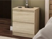 Skrinka /nočný stolík Carlos 402S, dub sonoma%