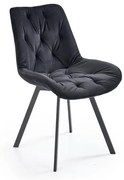 OTOČNÁ JEDÁLENSKÁ STOLIČKA TIARA ČIERNA