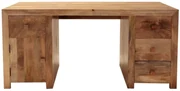 furniture-nabytek.cz - Drevený písací stôl z masívu mango 160x76x80