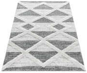 Koberec 3D La Casa PISA krémovo-sivý