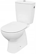 Cersanit ARTECO - WC kombi + antibakteriálne sedátko s funkciou pomalého zatvárania, vertikálny odpad, K667-077