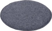 Podsedák na stoličky Davos, antracitový, okrúhly 38 cm%