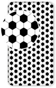 Jerry Fabrics Detské bavlnené prestieradlo Futbal, 90 x 200 cm