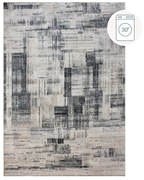 Sivý prateľný koberec 115x170 cm Silas Abstract – Flair Rugs