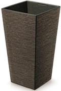 Kvetináč Furu štvorec Eco Wood 265 – káva eco