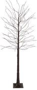 Vianočná stojaca lampa hnedý strom 180 cm vrátane LED s časovačom IP44 - Ki