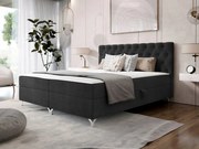 Manželská posteľ 200 cm Jenaks 2 (tmavosivá) (rošt matrac)
