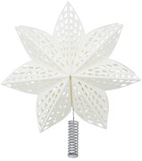 House Doctor Vianočná ozdoba / špica na stromček Gint White 30 cm