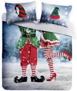 Gipetex Natural Dream 3D talianská obliečka 100% bavlna Elfie selfie 220x200 + 2x70x90 cm - 220x200 / 2x70x90 cm