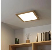 Eglo - LED RGBW Stm. panel SALOBRENA-C LED/21W/230V 2700-6500K hnedá + DO