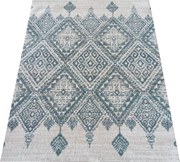 DY Béžový moderný koberec s etno vzorom Roxanne 02 Rozmer: 60x100 cm