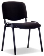 Konferenčná stolička Viva, čierne nohy, čierna