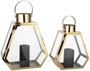 Lampáš zlatý BXD 19913 (2ks)