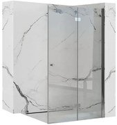 Rea Fold N2, sprchové dvere ku sprchovému kútu Fold 90cm, 6mm číre sklo, chrómový profil, REA-K7442