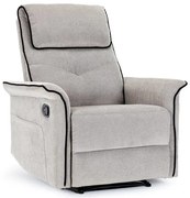 Autronic BONTEC Relaxačné kreslo, sivá, látka, TV-7054 GREY2 Farba: Hnedá