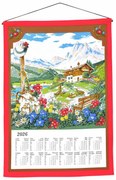 Forbyt Textilný kalendár s tyčkou Horal 2026, 45 x 65 cm