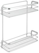 Nástenný dvojposchodový stojan Metaltex Viva, 26 × 30 cm
