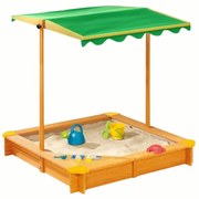 ABC KidLand Pieskovisko so strieškou 118x118x118 cm 435243 zelená