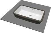 Deante Umývadlo pod dosku Temisto 50x30 cm - CDT 6U5U, keramika