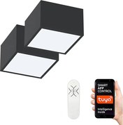 Immax Neo 07074L-15BD-Sada 2x LED Stmievateľné svietidlo CANTO 2xLED/12W/230V + DO