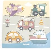 Viga Drevené puzzle - vozidlá