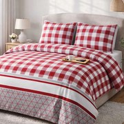 VIANOČNÉ FLANELOVÉ OBLIEČKY FLANELOVE 200X220 CM, 2 KS 70X80 CM VZOROVANÉ